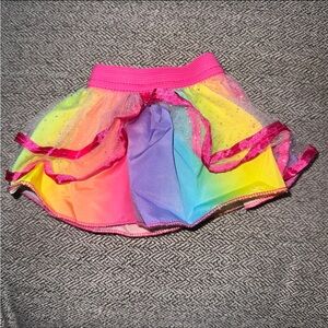 Dreamworld Trolls World Tour Rainbow Skirt Build a Bear Workshop BABW Multicolor